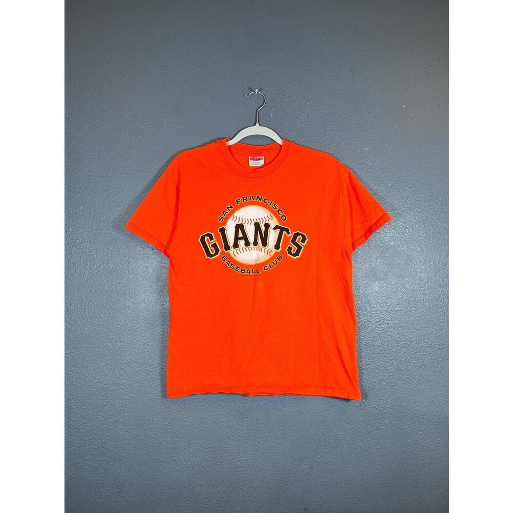 GIANTS San Francisco size S men’s baseball club mlbp 2000 orange vintage t-shirt